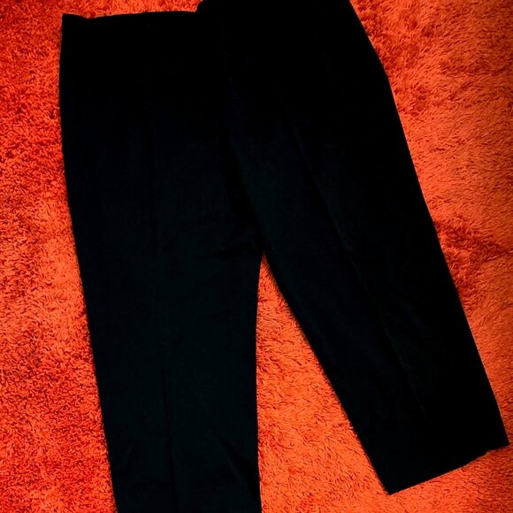 Women Pendleton Pants - Black - Size 24W - Made in China